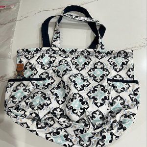 Thirty One Metro Retro Fab Flourish Tote Bag